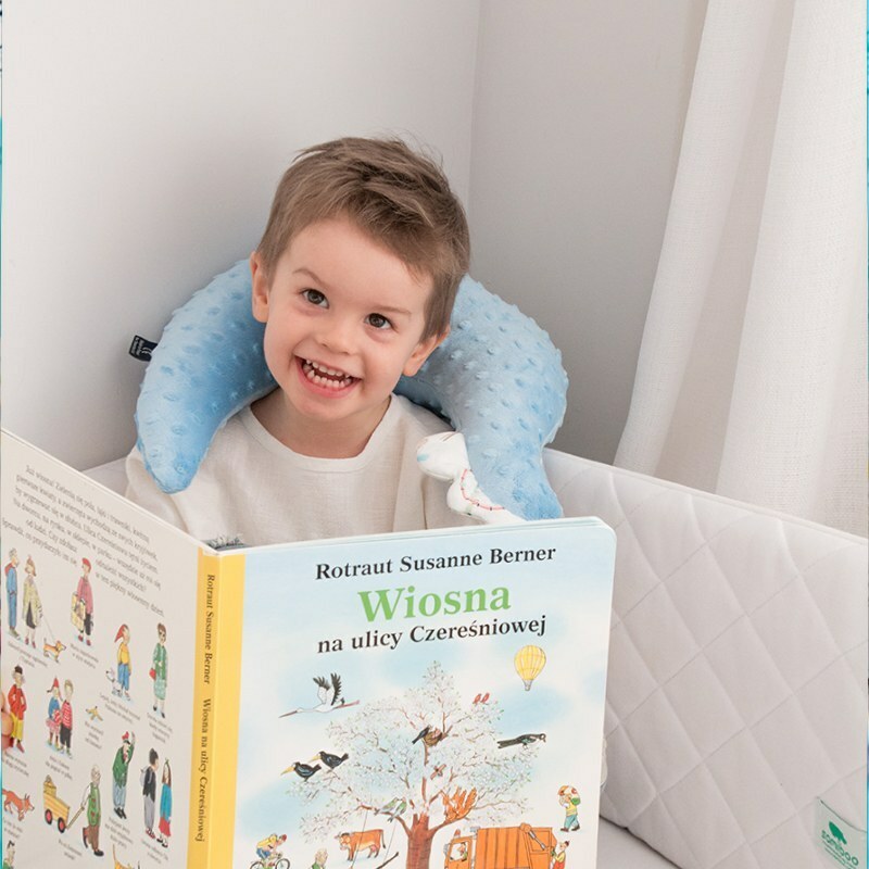 La Millou波蘭 黛安奶奶迷你雞｜豆豆護頸枕｜蒙地卡羅藍