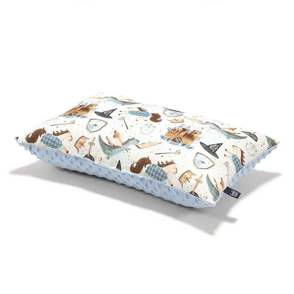 La Millou波蘭 豆豆大枕心｜仙履奇緣(藍底)｜哥倫比亞藍