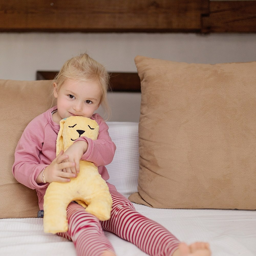 La Millou波蘭 豆豆安撫兔加大｜清恬芒果黃