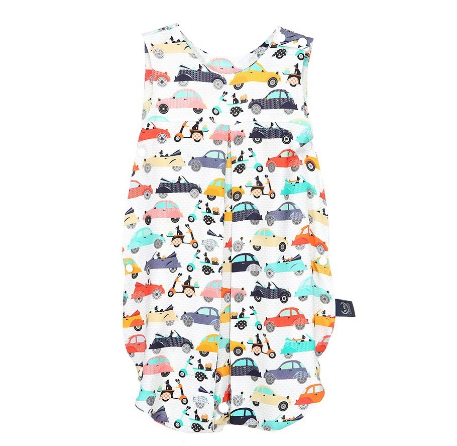 La Millou波蘭 抗菌竹纖涼感防踢被/防踢背心分腿扣(70cm)｜法鬥噗噗車