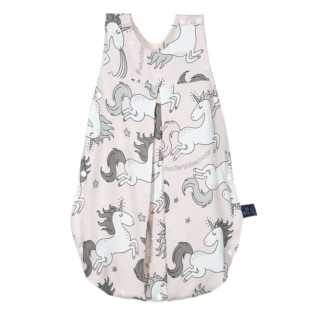 La Millou波蘭 抗菌竹纖涼感防踢被/防踢背心分腿扣(70cm)｜童話獨角獸