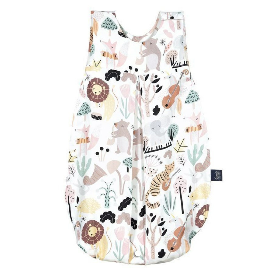 La Millou波蘭 抗菌竹纖涼感防踢被/防踢背心分腿扣(70cm)｜動物交響樂