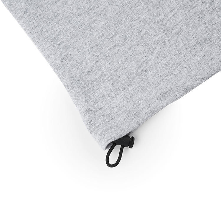 NCAA純棉印花短袖上衣,灰/黑,  下擺抽繩,草寫NCAA呈現休閒感搭配 74221121