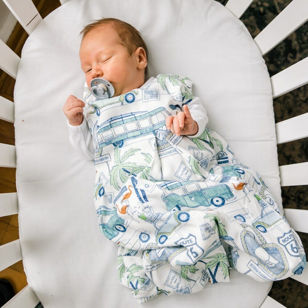 La Millou波蘭 抗菌竹纖涼感防踢被/防踢背心分腿扣(70cm)｜澳洲森友會(粉底)