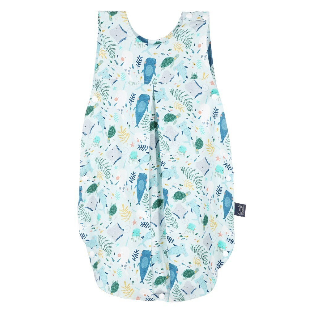 La Millou波蘭 抗菌竹纖涼感防踢被/防踢背心分腿扣(70cm)｜海底總動員