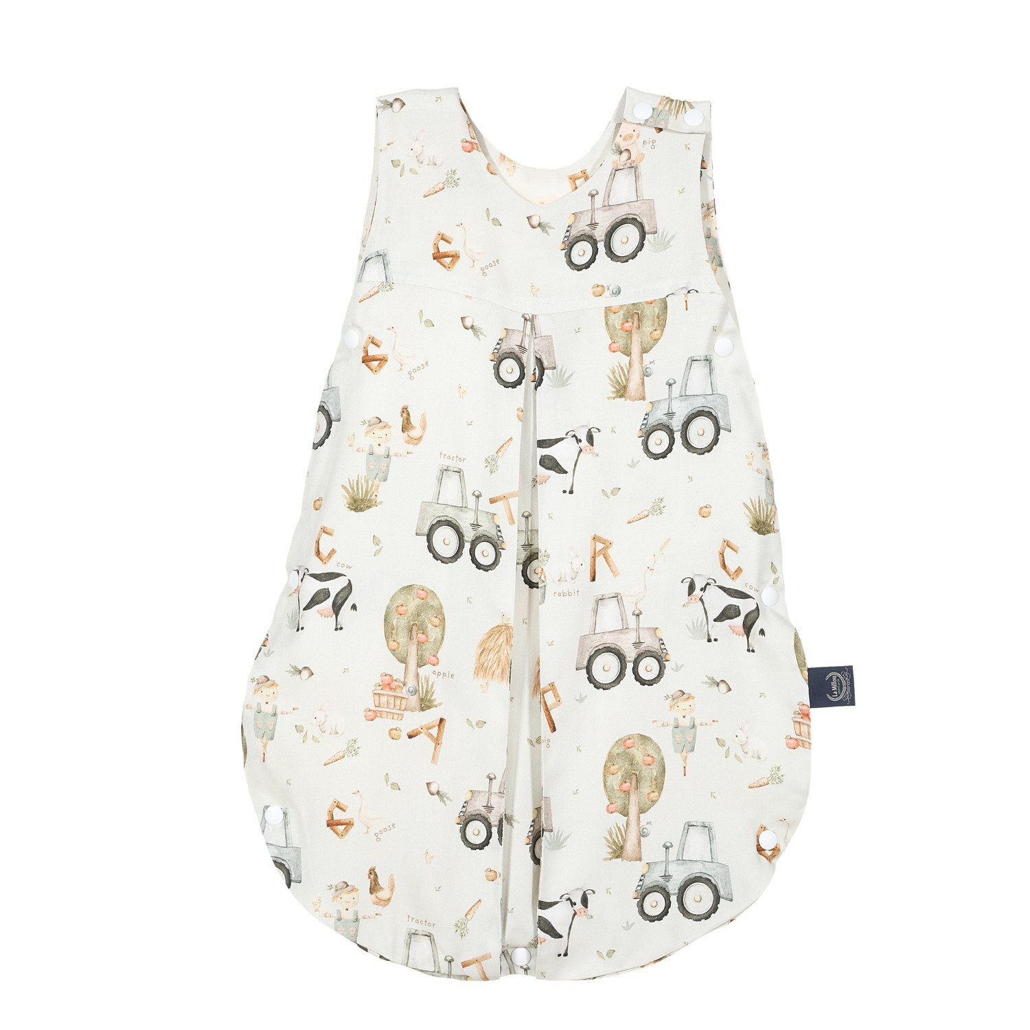 La Millou波蘭 抗菌竹纖涼感防踢被/防踢背心分腿扣(70cm)｜咿呀咿呀呦