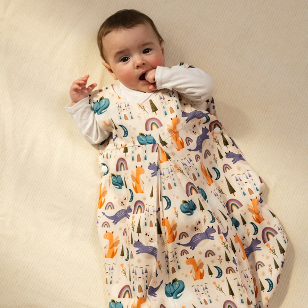 La Millou波蘭 抗菌竹纖涼感防踢被/防踢背心分腿扣(70cm)｜肚肚胖火龍