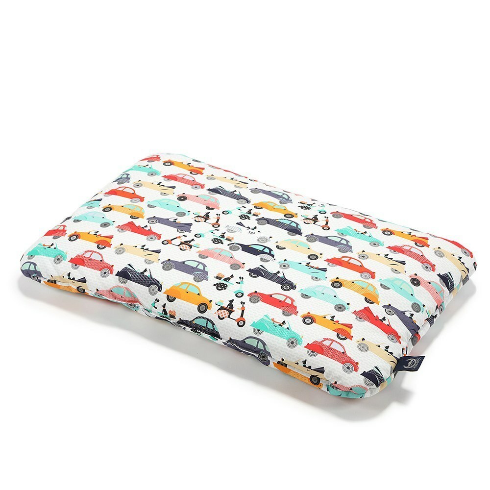 La Millou波蘭 竹纖涼感小童方枕(30x50cm)｜抗菌枕｜法鬥噗噗車