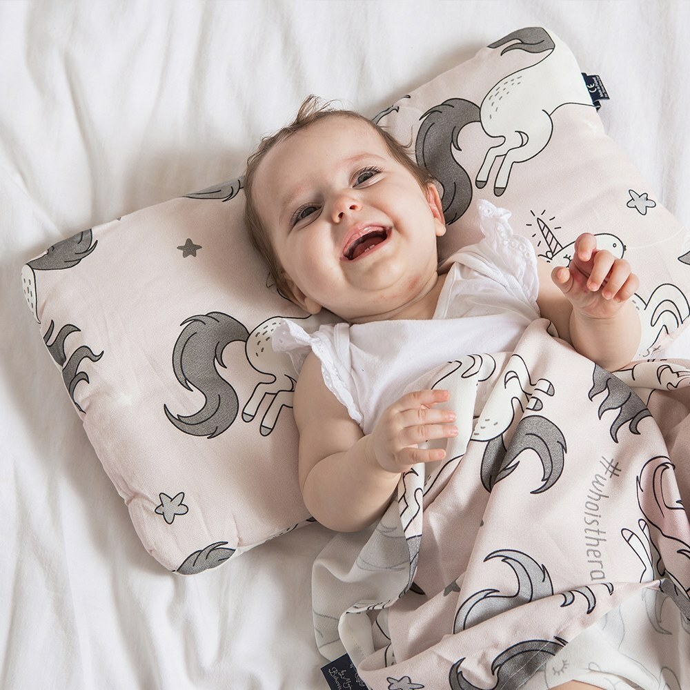 La Millou波蘭 竹纖涼感小童方枕(30x50cm)｜抗菌枕｜童話獨角獸