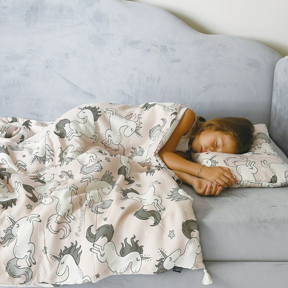 La Millou波蘭 竹纖涼感小童方枕(30x50cm)｜抗菌枕｜動物交響樂