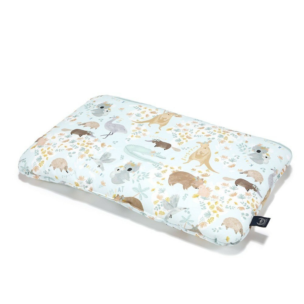 La Millou波蘭 竹纖涼感小童方枕(30x50cm)｜抗菌枕｜澳洲森友會(藍底)