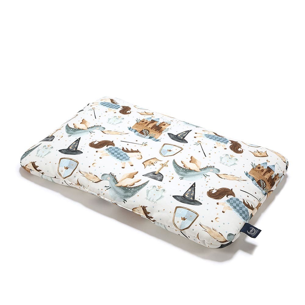 La Millou波蘭 竹纖涼感小童方枕(30x50cm)｜抗菌枕｜仙履奇緣(藍底)