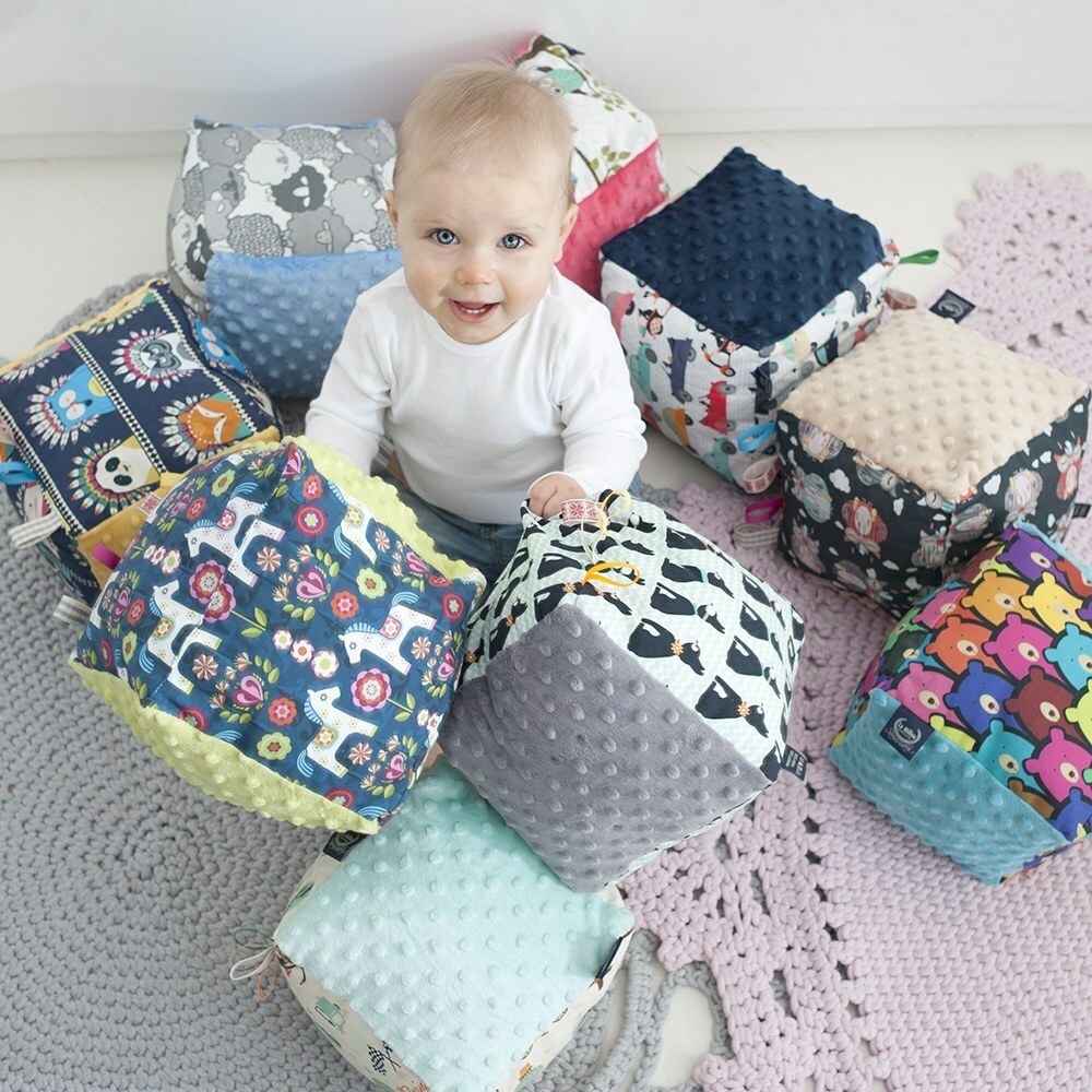 La Millou波蘭 五感標籤豆豆球｜米奇系列_動物園篇(奶油米底)｜奶油紅絲絨