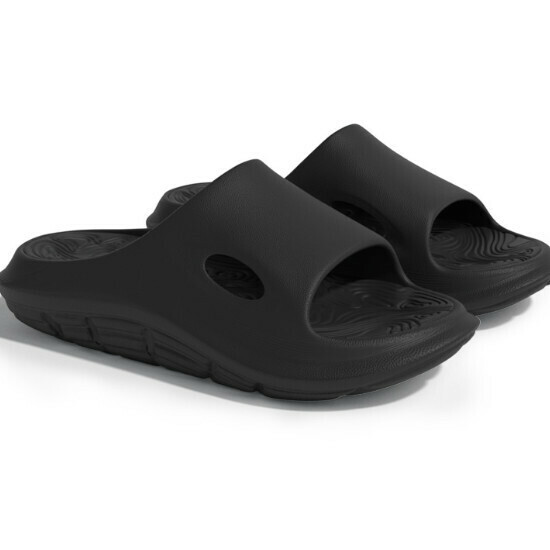 Hot selling double color matching sports slippers [carbon black] [size 39-44] (please contact customer service to confirm the delivery size after placing the order)