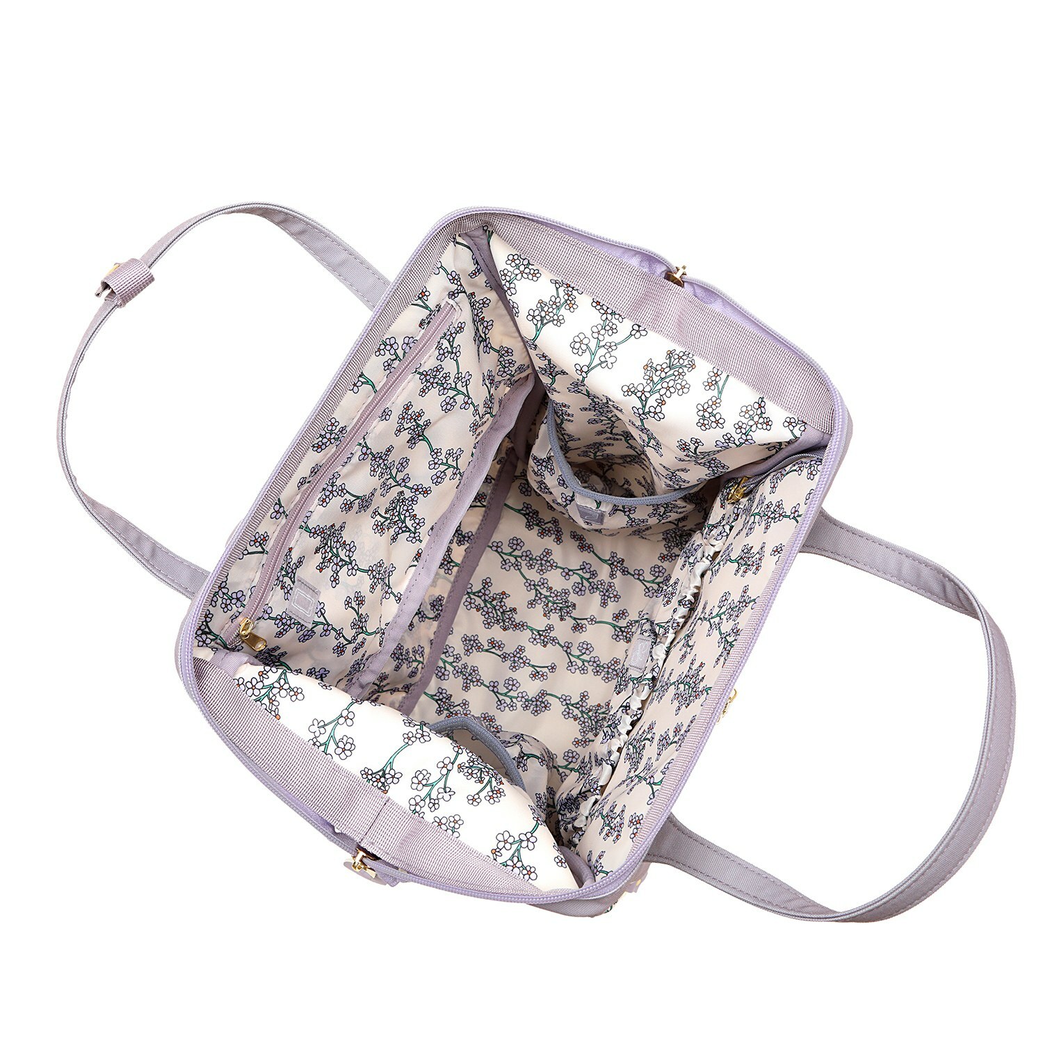 La Millou波蘭 DOLCE VITA 杜絲時尚媽媽後背包｜長春紫花藤