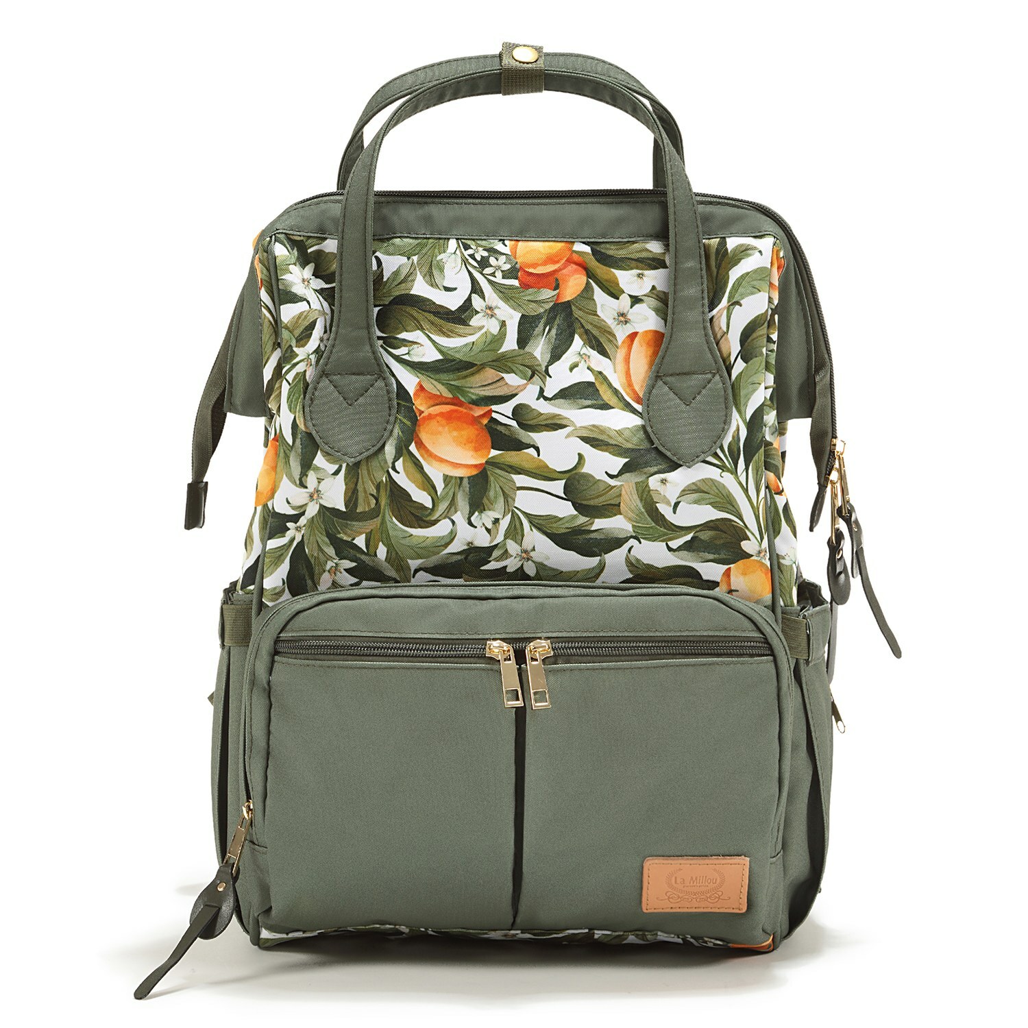 La Millou波蘭 DOLCE VITA 杜絲時尚媽媽後背包｜金黃杏樹