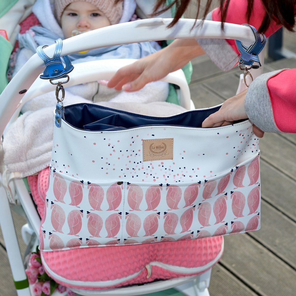 La Millou波蘭 FEERIA 妃芮亞推車掛包(厚款)｜黑天鵝