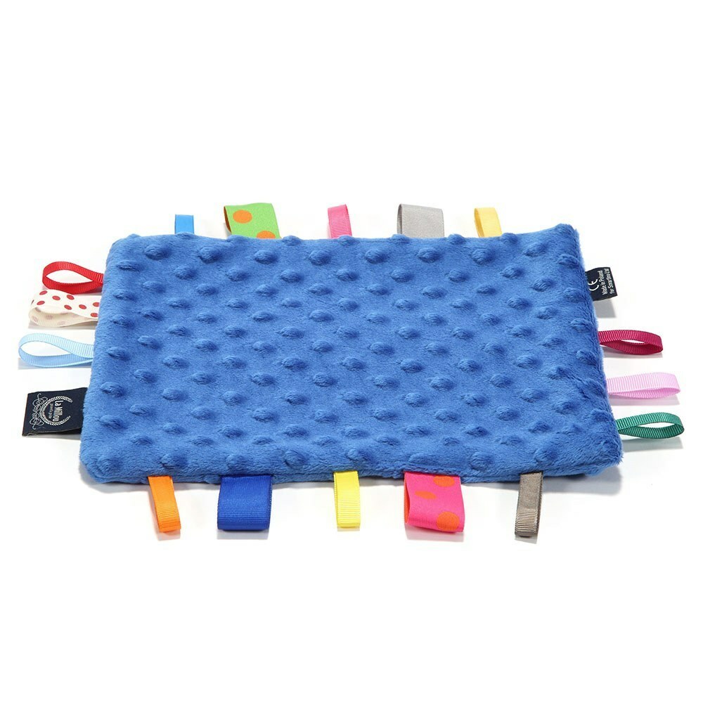 【原售價$896】La Millou波蘭 豆豆安撫巾｜加勒比海藍