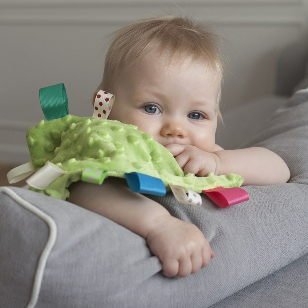 【原售價$896】La Millou波蘭 豆豆安撫巾｜抹茶鮮牛奶