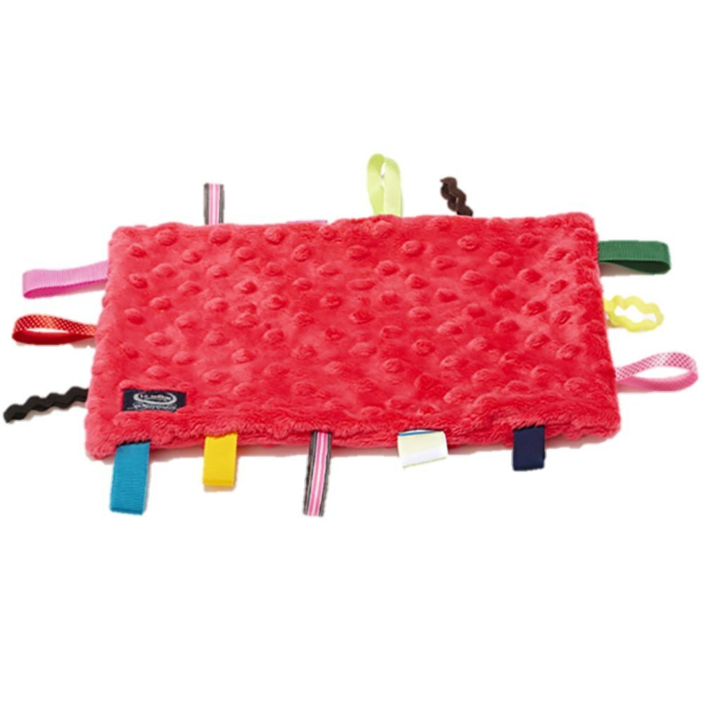 【原售價$896】La Millou波蘭 豆豆安撫巾｜粉紅棉花糖