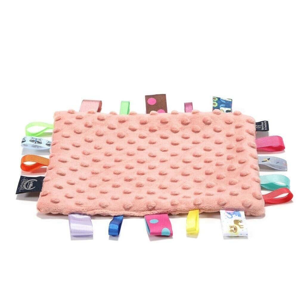 La Millou波蘭 豆豆安撫巾｜果漾蜜桃粉