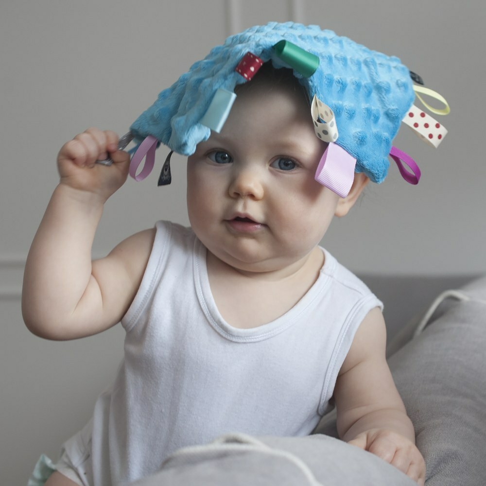 【原售價$896】La Millou波蘭 豆豆安撫巾｜粉紫馬卡龍