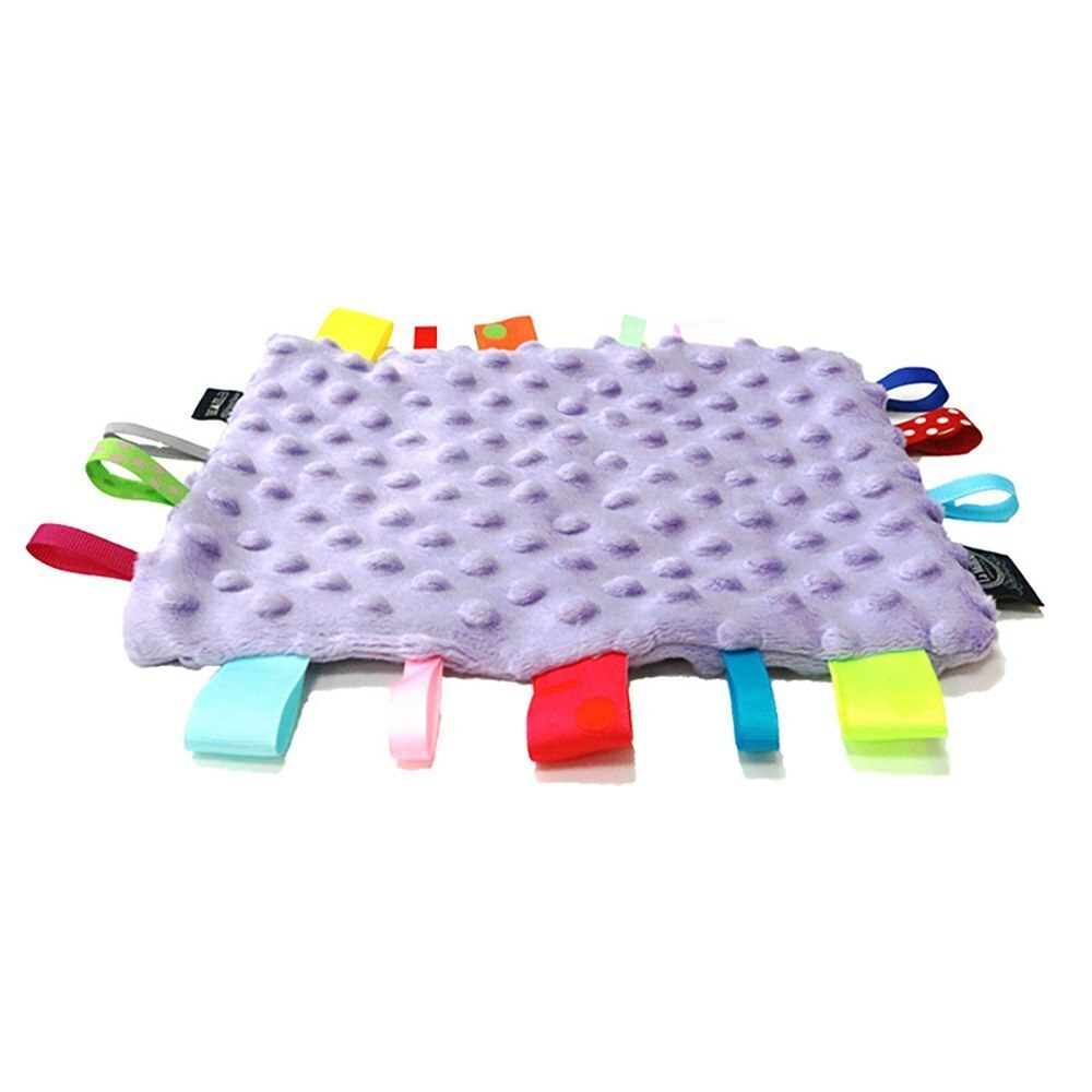 【原售價$896】La Millou波蘭 豆豆安撫巾｜粉紫馬卡龍