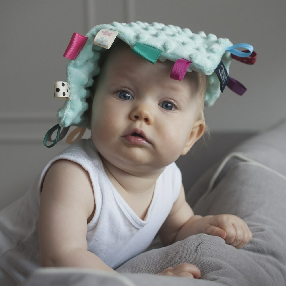 【原售價$896】La Millou波蘭 豆豆安撫巾｜煙燻香草綠