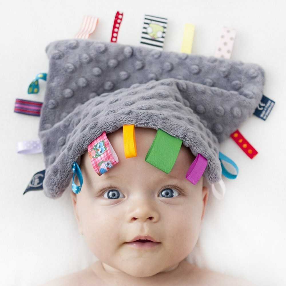 【原售價$896】La Millou波蘭 豆豆安撫巾｜銀河星空灰