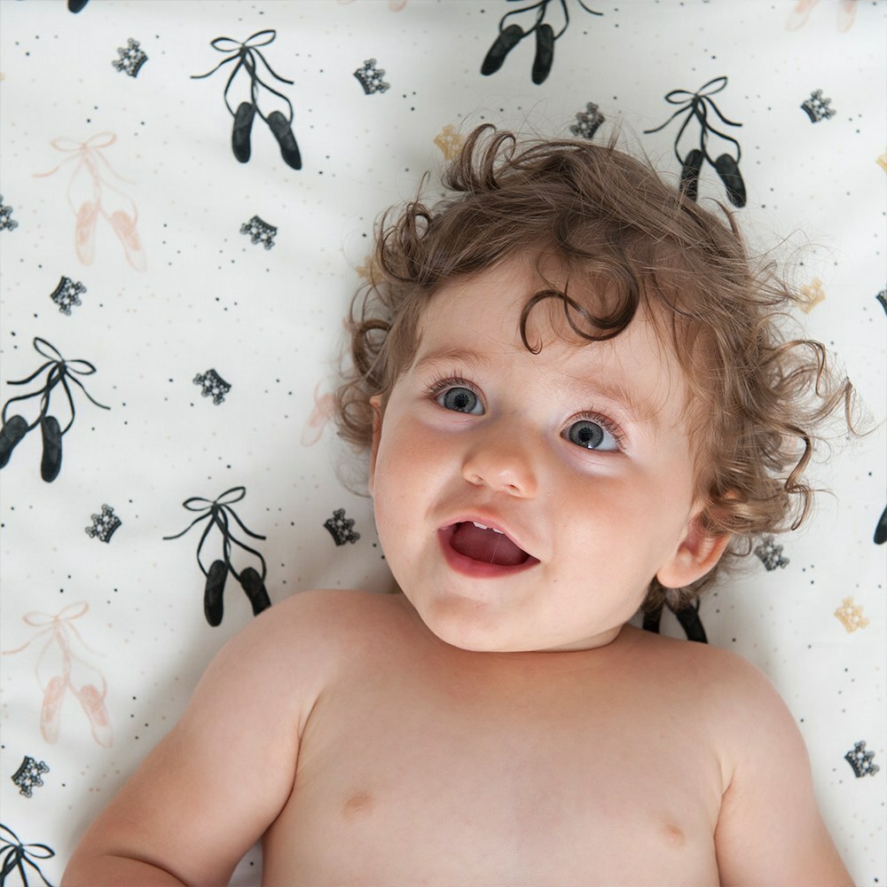 La Millou波蘭 拉米洛北歐風嬰兒床單(70x140cm)｜鼓手蹦蹦獅