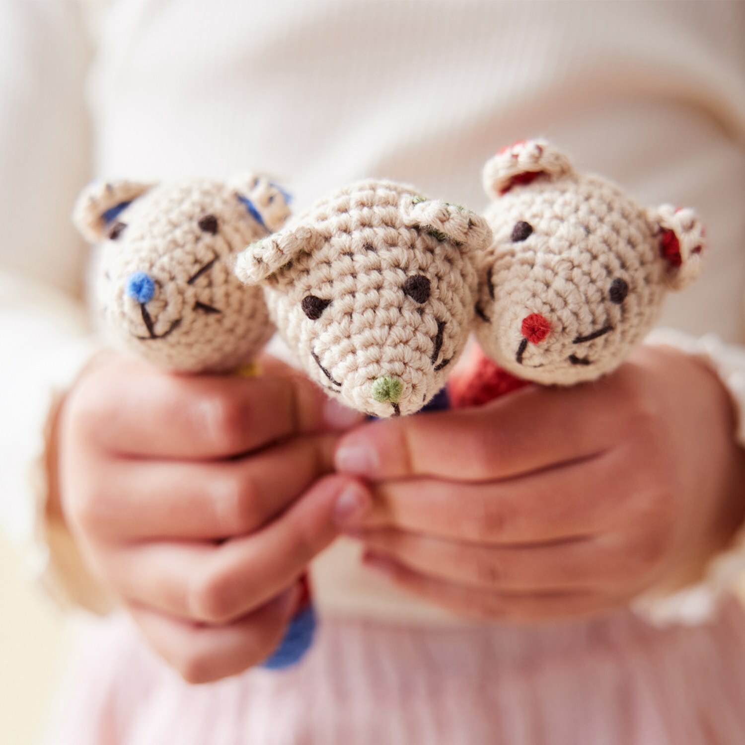 global affairs荷蘭 童話手工編織安撫搖鈴｜鼠寶系列(青草綠)