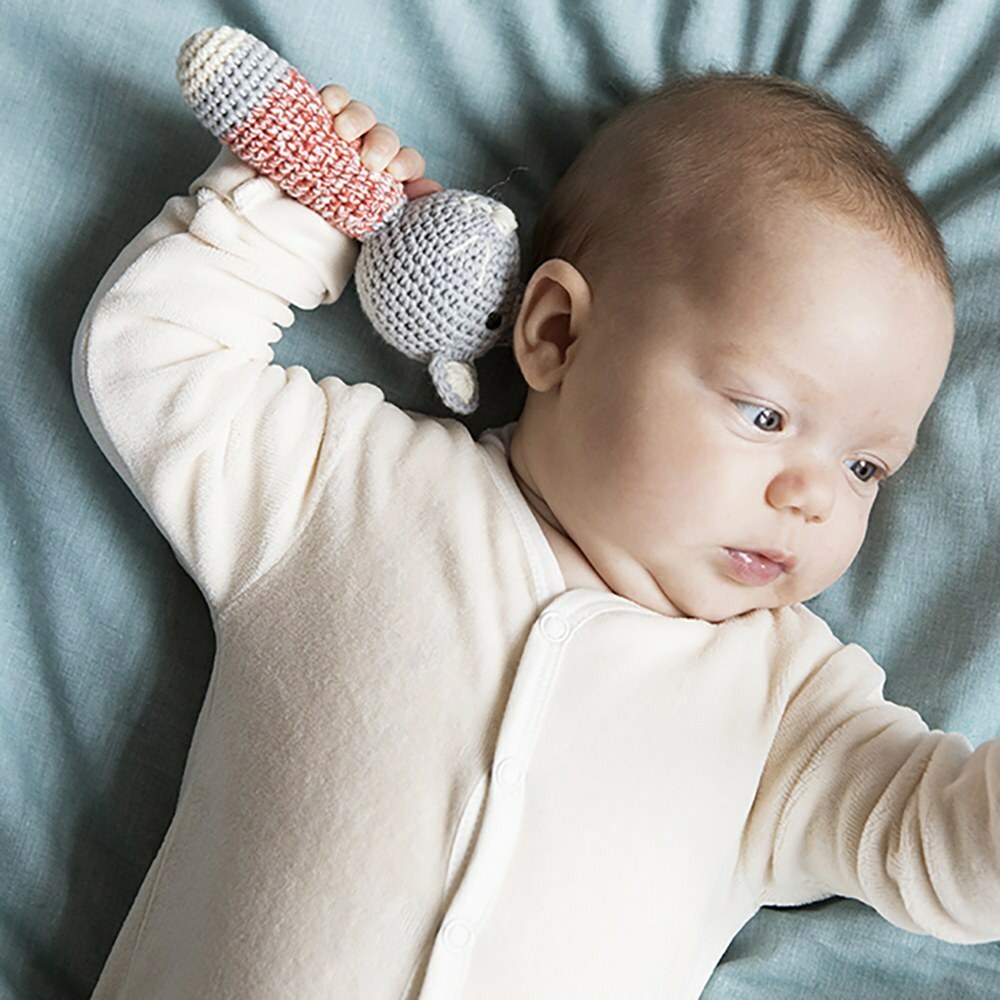 global affairs荷蘭 童話手工編織安撫搖鈴｜動物派對2(小猴子)