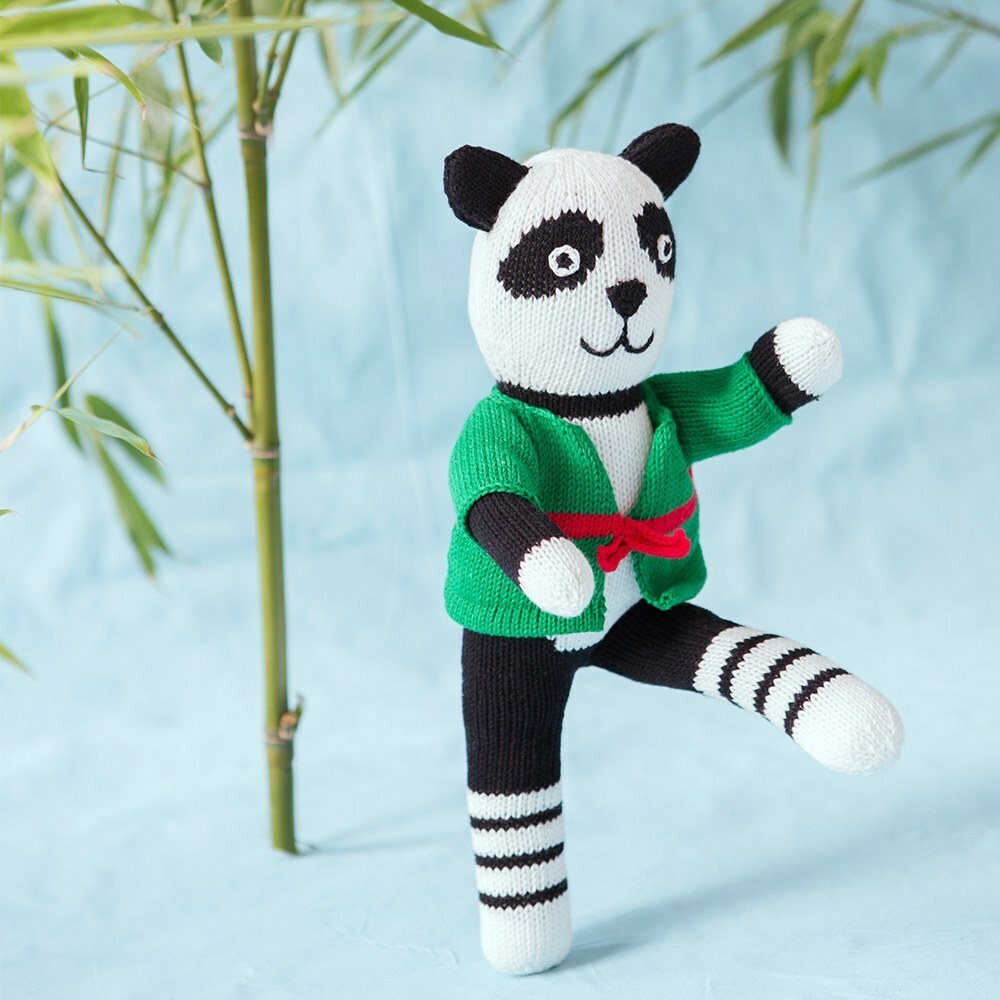 global affairs荷蘭 童話手工編織安撫玩偶(36cm)｜功夫熊貓