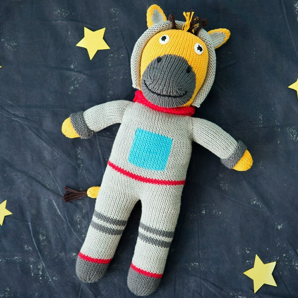 global affairs荷蘭 童話手工編織安撫玩偶2(36cm)｜長頸鹿