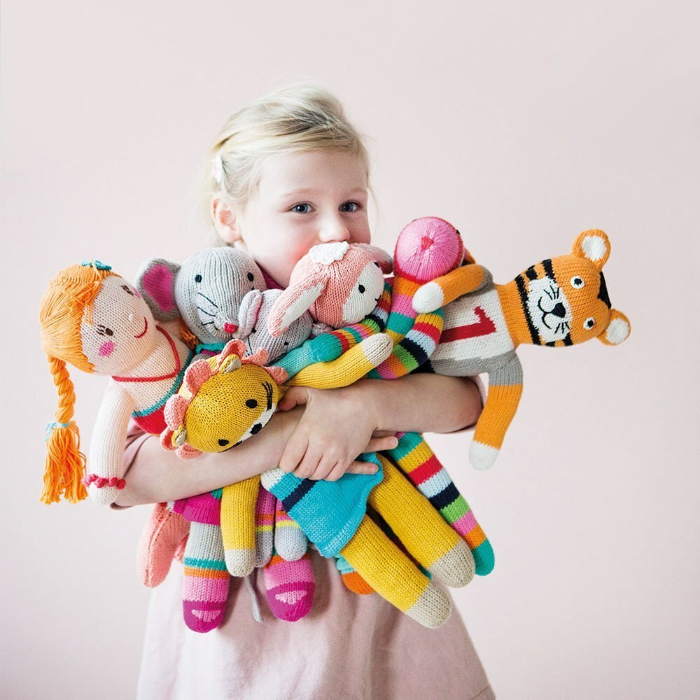 global affairs荷蘭 童話手工編織安撫玩偶2(36cm)｜美人魚