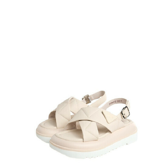 Hot selling thick-soled sandals [off-white] [size 35-40] (please contact customer service to confirm the delivery size after placing the order)