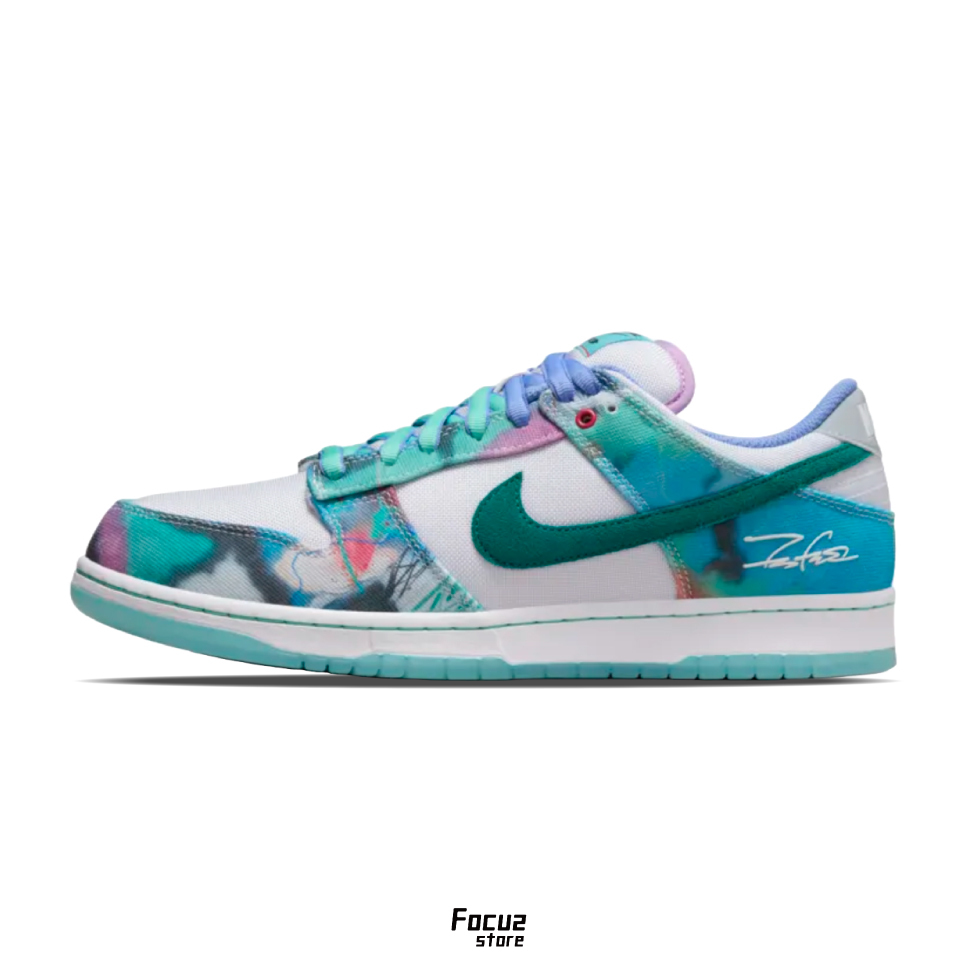 【Focus Store】預購 Futura Laboratories x Nike Dunk SB "Bleached Aqua" 白藍 街頭藝術家聯名 HF6061-400