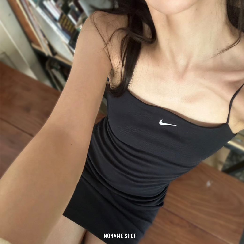 NIKE SPORTSWEAR 小勾 細肩帶 羅紋 短洋裝 連身裙 (女款)