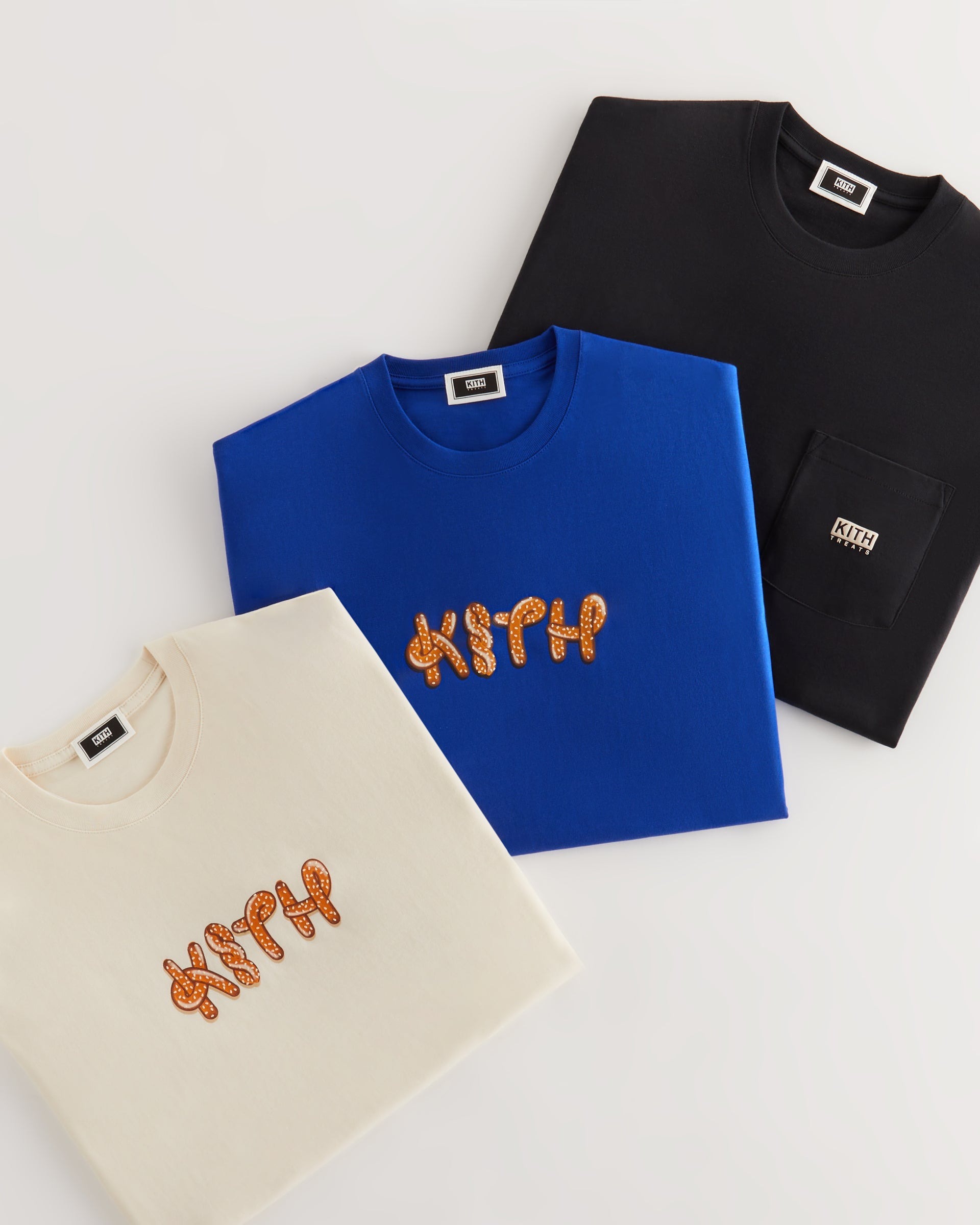 2024SS KITH Treats Pretzel 胸口 LOGO 椒鹽捲餅 短T 現貨