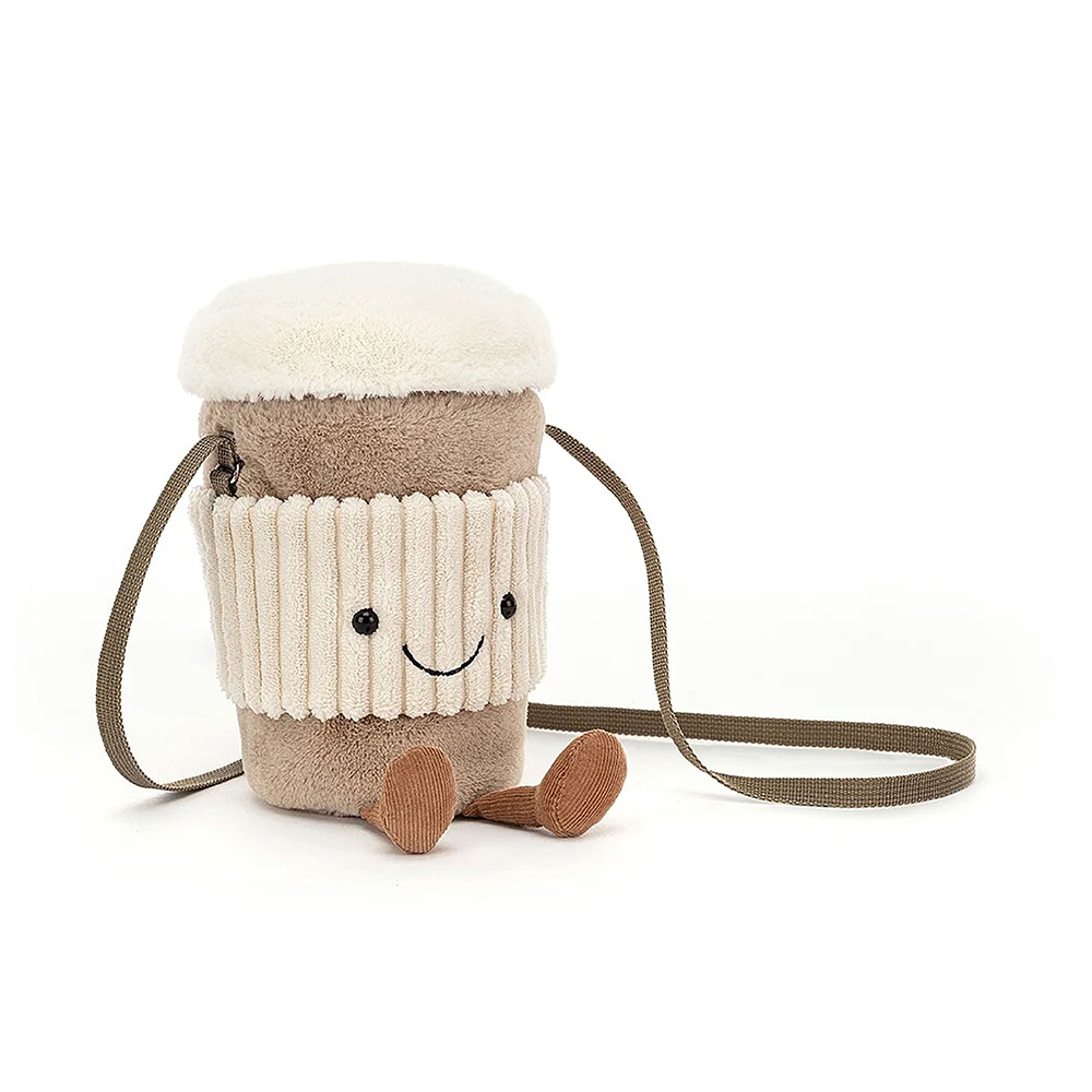 Jellycat  Coffee-To-Go Bag 拿鐵咖啡斜背包