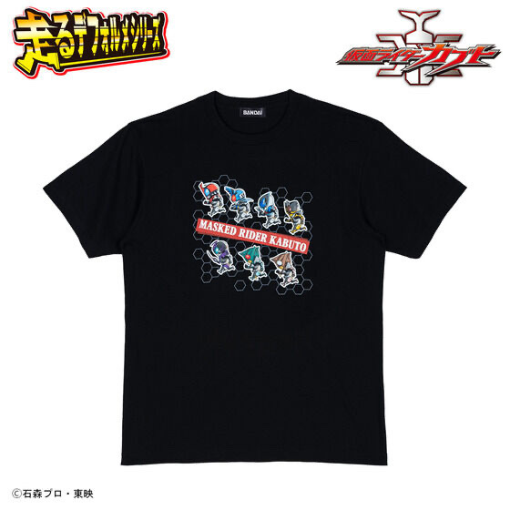 Pbandai 預訂2024/7月 仮面ライダーカブト　走るデフォルメシリーズ　Tシャツ
