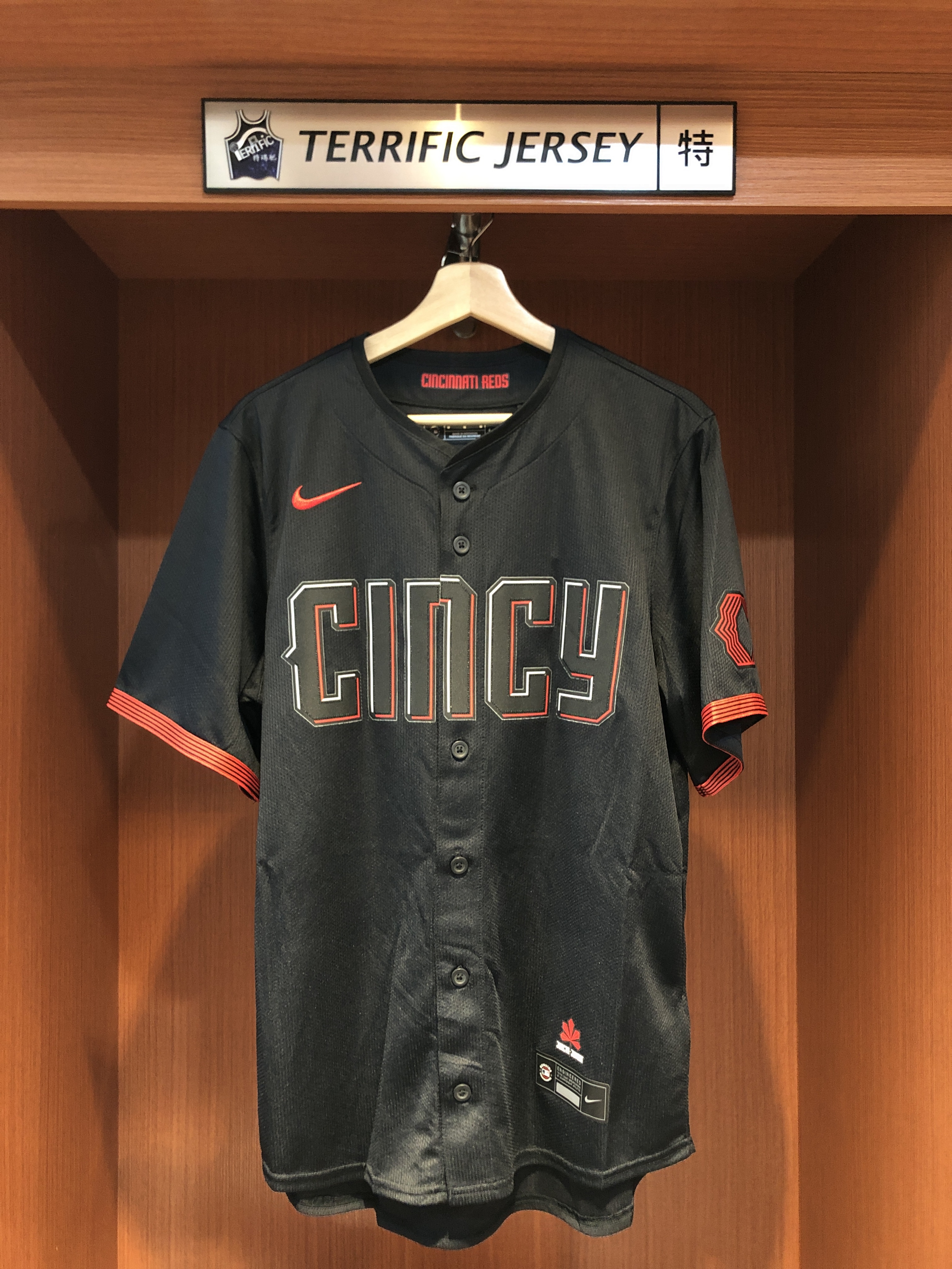 MLB球衣 De La Cruz 辛辛那提紅人城市 Nike Limited Player Name Jersey 球迷版 熱轉印 全新