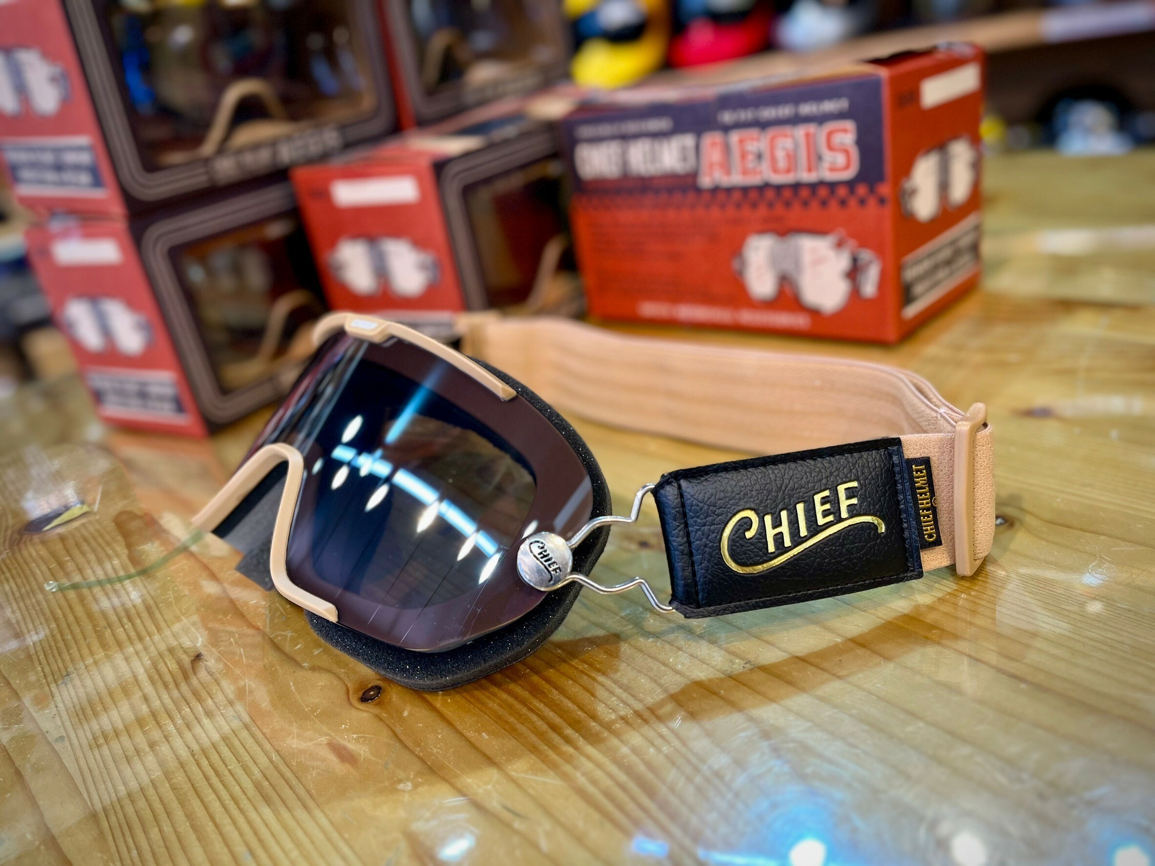 CHIEF AEGIS 艾癸斯 風鏡 護目鏡 褐色