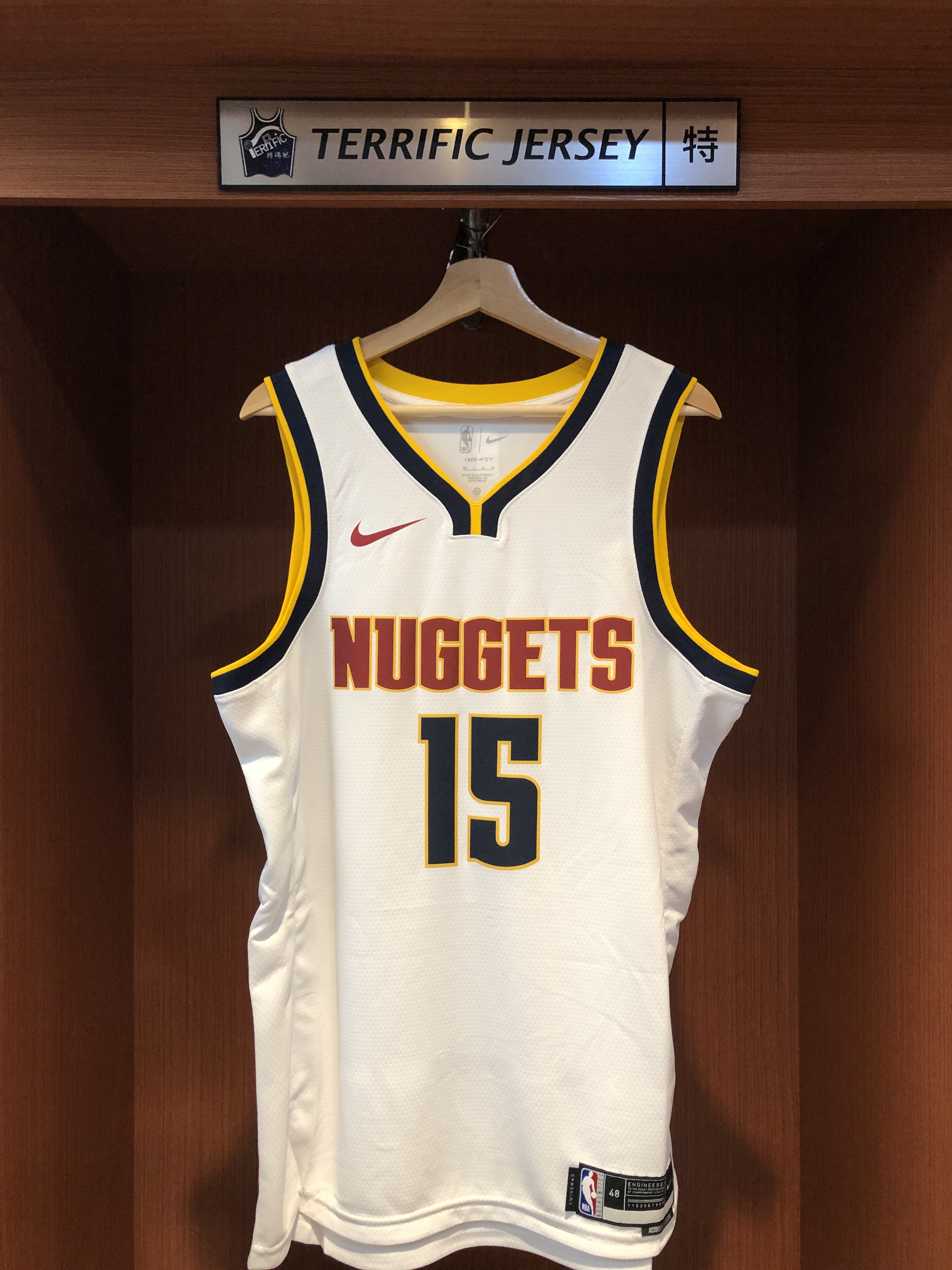 NBA球衣 Nikola Jokic 丹佛金塊白 Association Nike Swingman 球迷版 熱轉印 全新