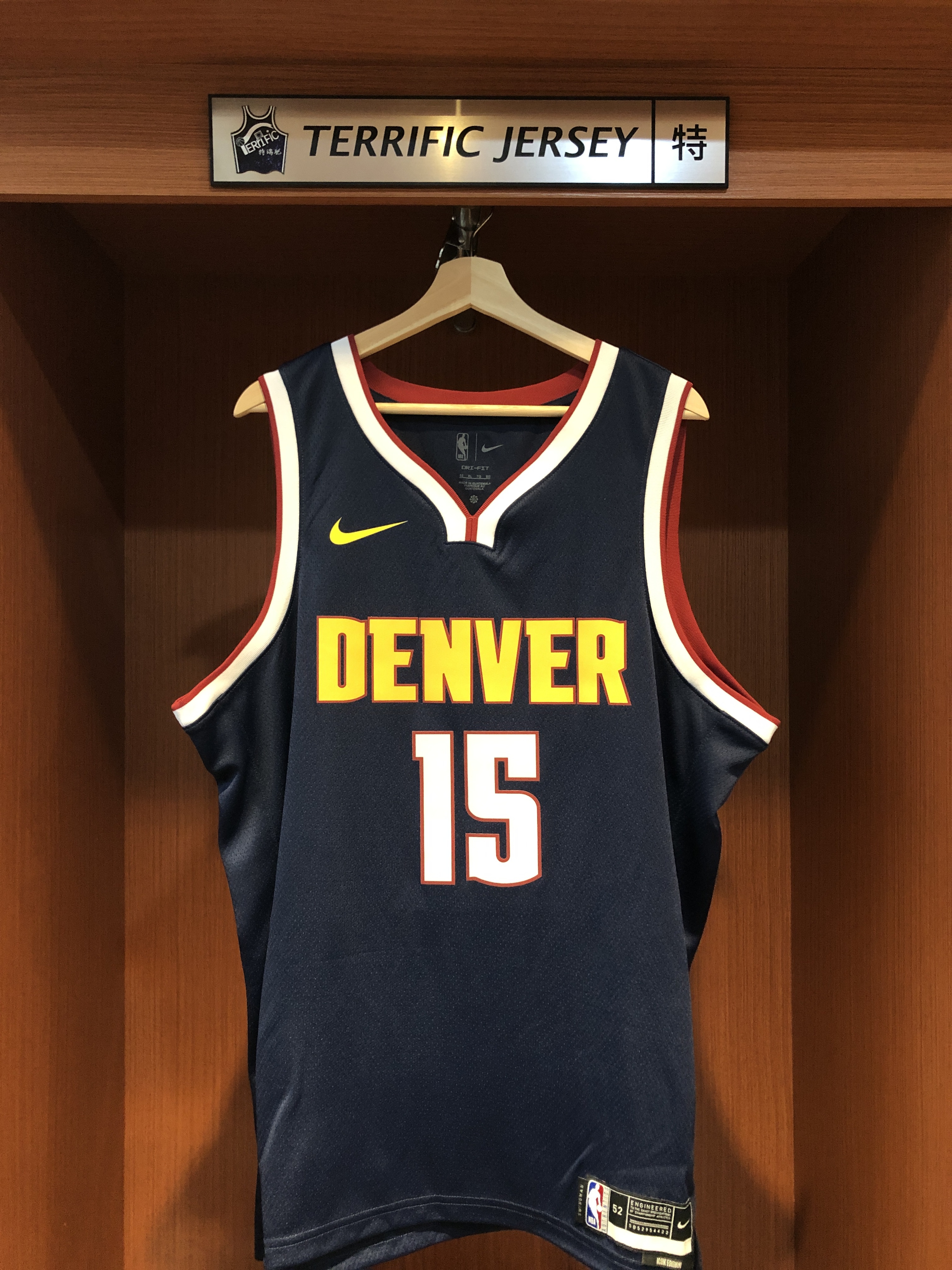 NBA球衣 Nikola Jokic 丹佛金塊深藍 Icon Nike Swingman 球迷版 熱轉印 全新