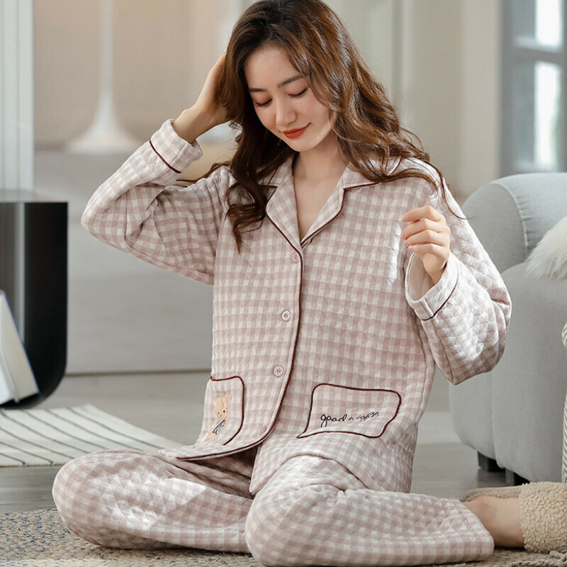 激抵長袖睡衣套裝【M-XXXL碼 XP4828】【下單后聯絡客服確認發貨尺碼 】