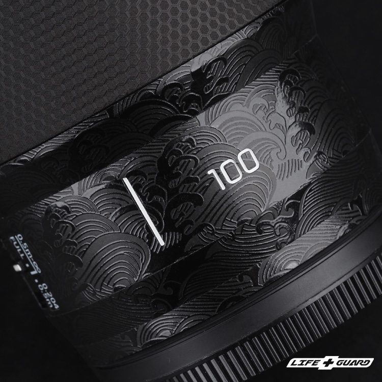 海浪極黑貼膜質感特寫，LIFE+GUARD 設計風格