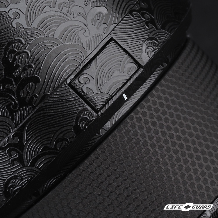 LIFE+GUARD 鏡頭貼膜安裝示意，適用 Panasonic LUMIX S 100mm F2.8