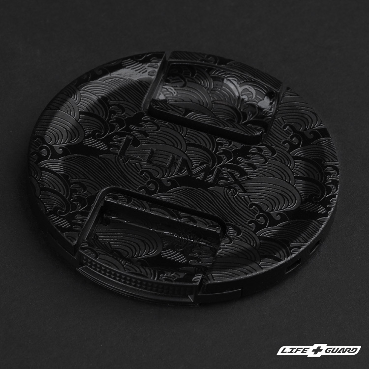 LIFE+GUARD 鏡頭貼膜安裝示意，適用 Panasonic LUMIX S 100mm F2.8