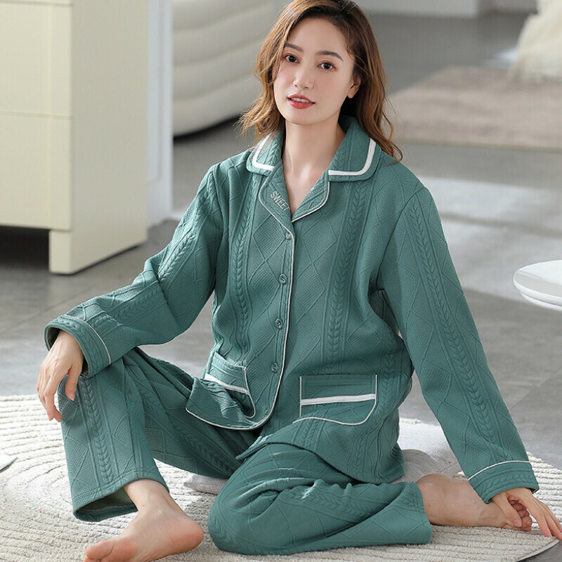 激抵長袖睡衣套裝【M-XXXL碼 XP4847】【下單后聯絡客服確認發貨尺碼 】